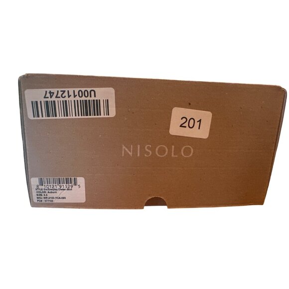 Nisolo Ava Auburn Leather Womens Chelsea Boots Size 9.5 Anthropologie $228 - Picture 10 of 12